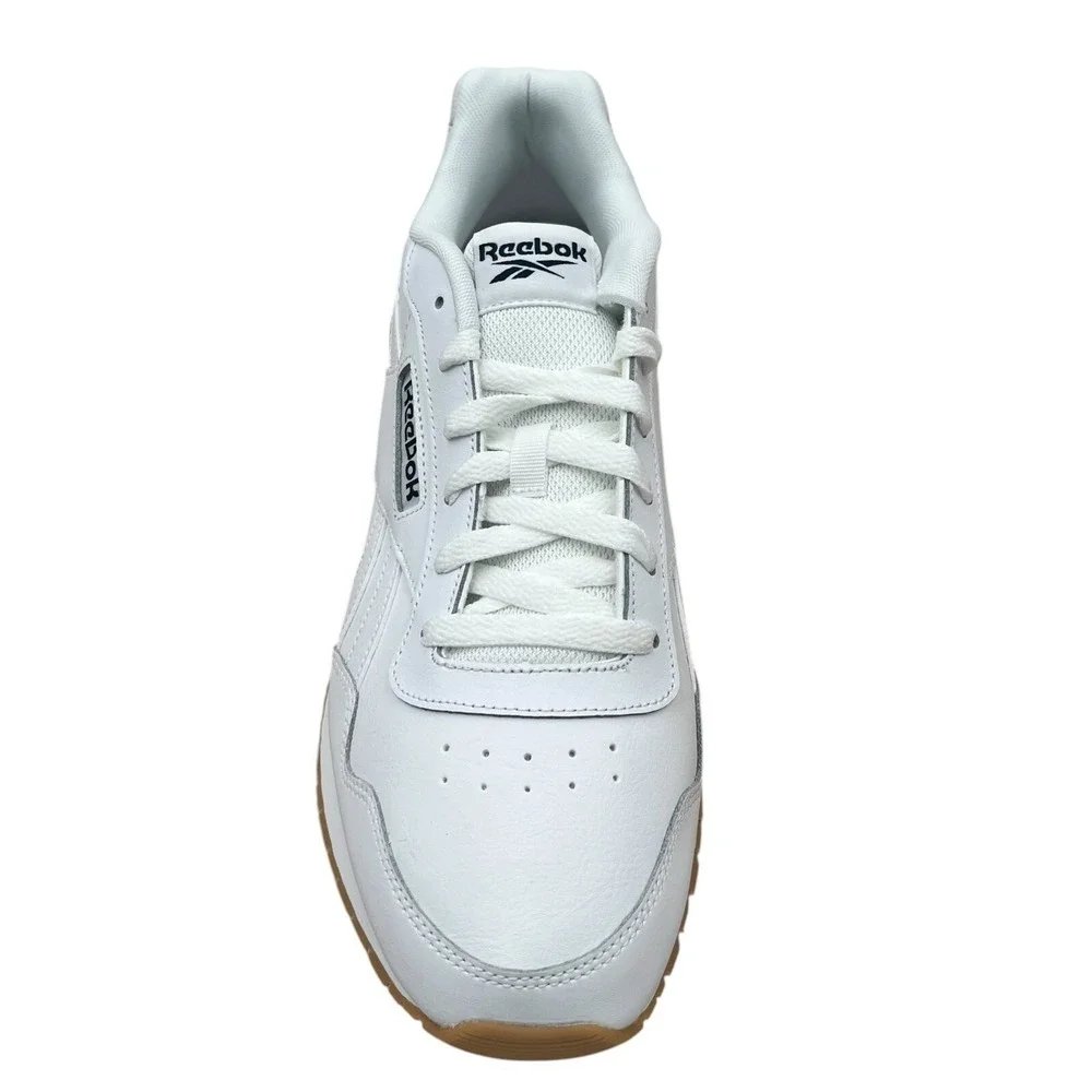 Reebok Glide Mens Classic Style Sneaker Size‎ 11.5 White/Tan Ortholite Comfort